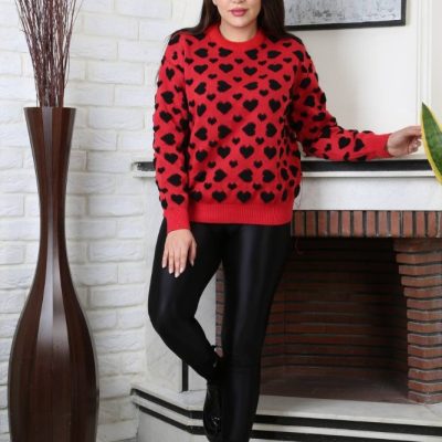 🔥بافت-قلبی-ریز-برجسته🔥 کد8441 فروش عمده پوشاک