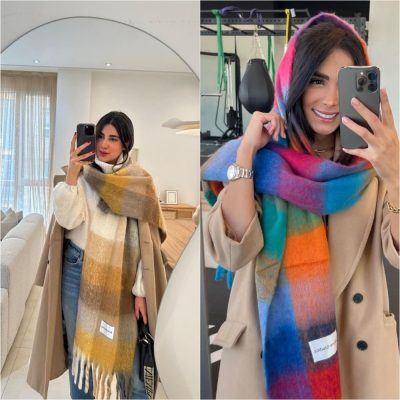 شال موهر پشمی وارداتی فروش عمده پوشاک