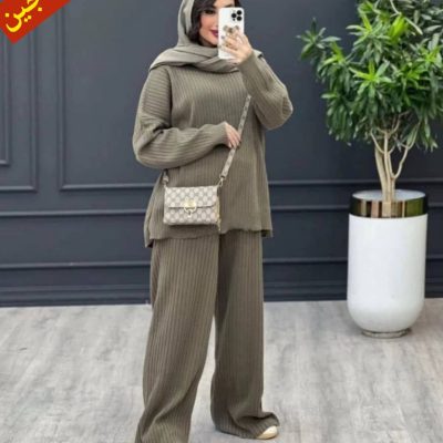 ✴️ست بافت ریلی قواره دار✴️ کد10269 فروش عمده پوشاک
