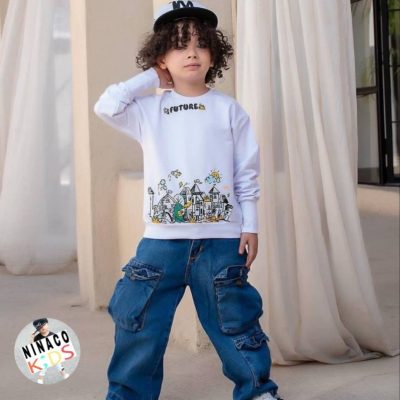 بلوز تک لش طرح دار  فروش عمده پوشاک