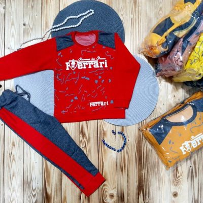 بلوز شلوار ferari فروش عمده پوشاک