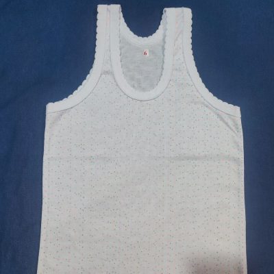رکابی دخترانه خال ریز فروش عمده پوشاک