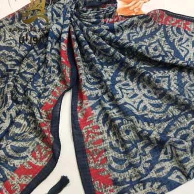 شال نخی پاییزه منگوله دار اعلاء فروش عمده پوشاک
