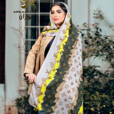 شال نخی کجراه پاییزه اعلاء فروش عمده پوشاک
