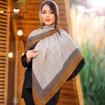 روسری نخی پاییزه دست دوز اعلاء فروش عمده پوشاک