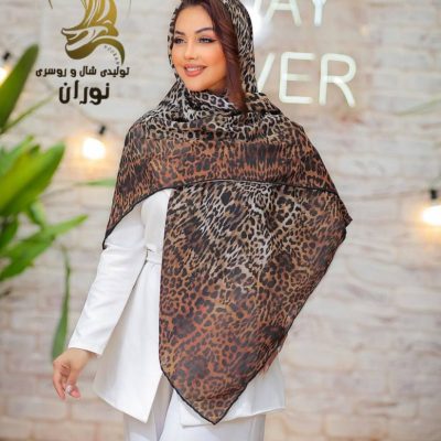 روسری سوپر کرپ دور دست دوز اعلاء فروش عمده پوشاک