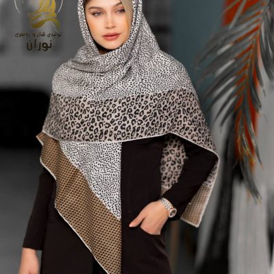 روسری نخی پاییزه دست دوز اعلاء  فروش عمده پوشاک