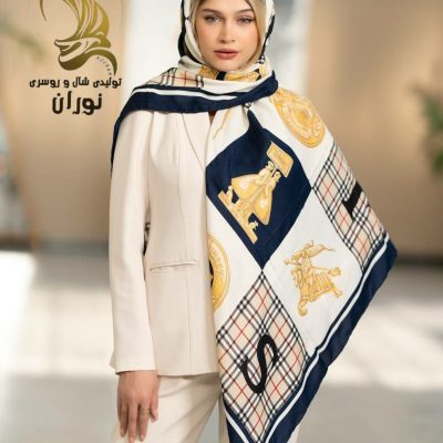 روسری نخی پاییزه دست دوز اعلاء فروش عمده پوشاک
