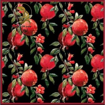 روسری نخی یلدایی پارچه جناقی دوردست دوز اعلاء  فروش عمده پوشاک