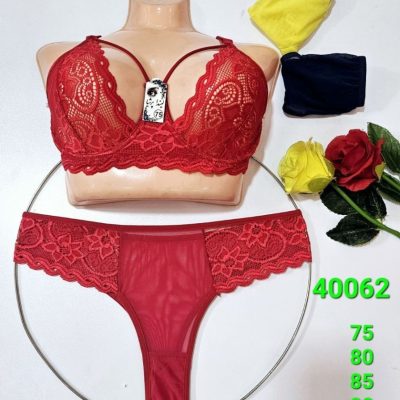 ⚜️ست دانتل هارنس دار فنردار⚜️ a_40062 فروش عمده پوشاک