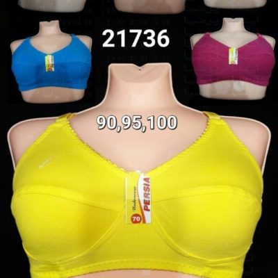⚜️سوتین لاکرا پنبه رستمی سایز بزرگ⚜️ کد21736 فروش عمده پوشاک