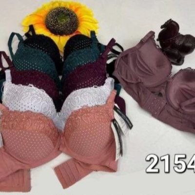 ⚜️سوتین اسفنجی فنردار نیم جک اعلاء⚜️ کد21540 فروش عمده پوشاک