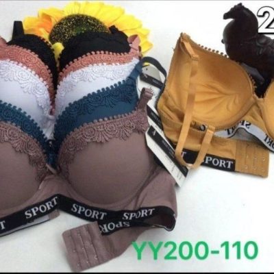 ⚜️سوتین اسفنجی فنردار نیم جک اعلاء⚜️ کد21528 فروش عمده پوشاک