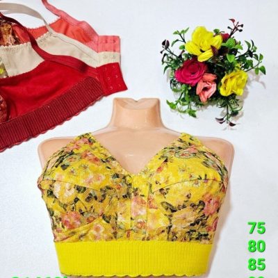 ⚜️سوتین توری زیربافت کش پهن آبرنگی⚜️ کدb_21460 فروش عمده پوشاک