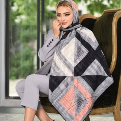 روسری نخی چهارفصل دور دست دوز فروش عمده پوشاک