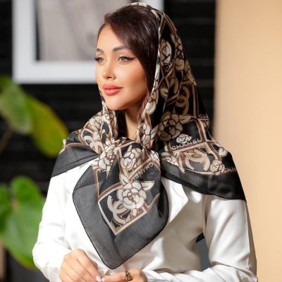 روسری سوپر حریر دوردوخت فروش عمده پوشاک
