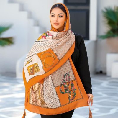 شال پاییزه سیا اسکارف فروش عمده پوشاک