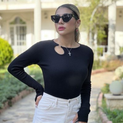 ✳️بادی اشکی حلقه ای پنبه کبریتی✳️ فروش عمده پوشاک