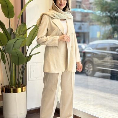 کت نچرال لینن لمه فروش عمده پوشاک
