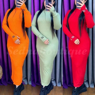 پیراهن ماکسی ریلی فروش عمده پوشاک