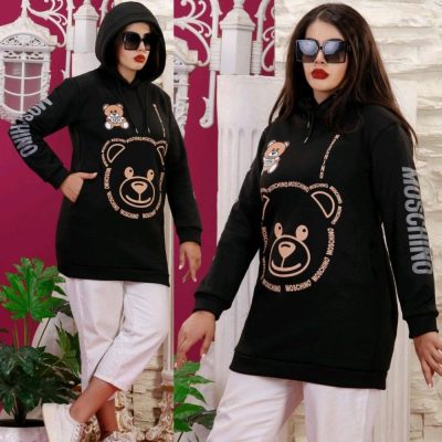 هودی کلاه دار موسیچینو فروش عمده پوشاک