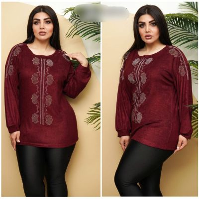 شومیز نگین دار فروش عمده پوشاک