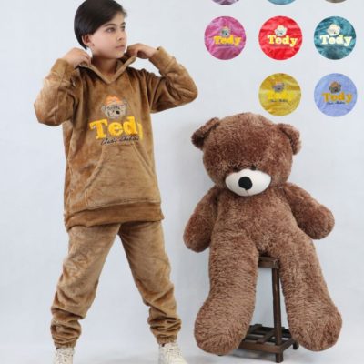 هودی/شلوار تدی روباهی اسپرت  کد3672 فروش عمده پوشاک