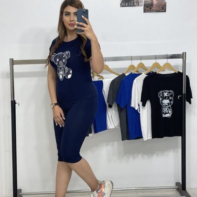 ست ورزشی خرس و گربه  فروش عمده پوشاک