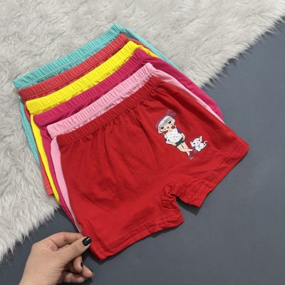 شورت پادار دخترانه پنبه سوپر اعلا فروش عمده پوشاک
