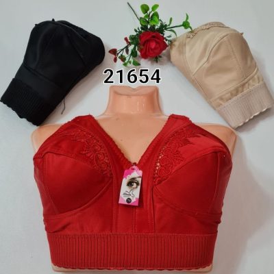⚜️سوتین پرستویی زیرنخ کش پهن⚜️ کد21654 فروش عمده پوشاک