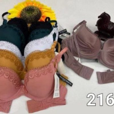 ⚜️سوتین اسفنجی قلاب بافی فنردار اعلاء⚜️ کد21690 فروش عمده پوشاک