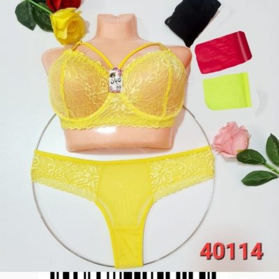 ⚜️ست دانتل هارنس دار فنردار⚜️ کد40114 فروش عمده پوشاک