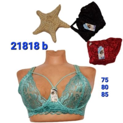 ⚜️سوتین دانتل دالبری فنردار⚜️ کدb_21818 فروش عمده پوشاک