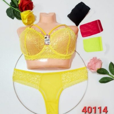 ⚜️ست دانتل هارنس دار فنردار⚜️ کد40114 پخش عمده پوشاک