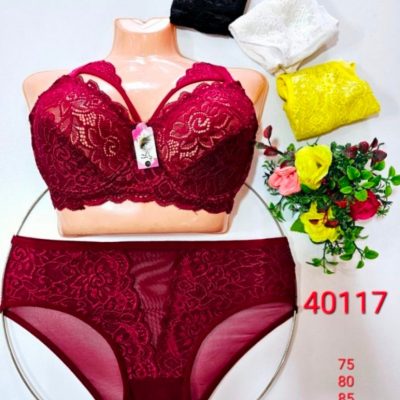 ⚜️ست دانتل هارنسی بالا توری فنردار کیفیت عالی⚜️ کد40117 فروش عمده پوشاک