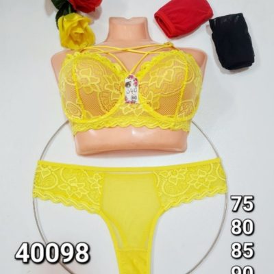 ⚜️ست دانتل هارنس دار فنردار⚜️ کدb_40098 فروش عمده پوشاک
