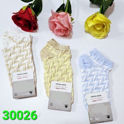 ⚜️جوراب مچی نخی زنانه⚜️ کد30026 فروش عمده پوشاک