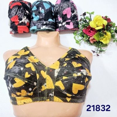 ⚜️سوتین ریون چاپی زیرنخی⚜️ کد21832 فروش عمده پوشاک