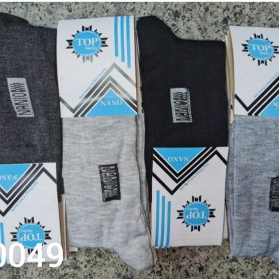 ⚜️جوراب نخی بورسی مردانه⚜️ کد30049  فروش عمده پوشاک