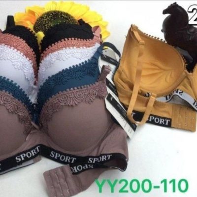 ⚜️سوتین اسفنجی فنردار نیم جک اعلاء⚜️ کد21528 فروش عمده پوشاک