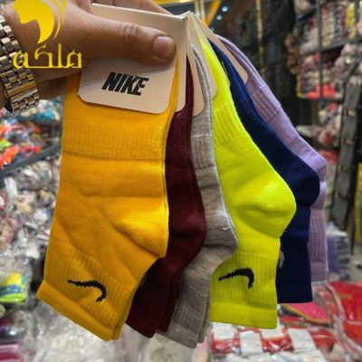 جوراب نیم ساق نخ پنبه کش انگلیسی پنجه گیری روسو زنانه  فروش عمده پوشاک