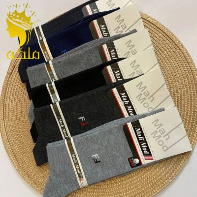 جوراب نخ پنبه پنجه گیری روسو کیفیت درجه یک مردانه فروش عمده پوشاک