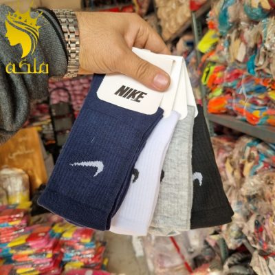 جوراب نخ پنبه ساق دار کش انگلیسی اسپرت زنانه  فروش عمده پوشاک