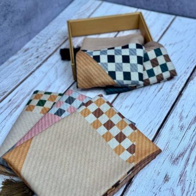 شال نخ پاییزه دورو منکوله دار فروش عمده پوشاک