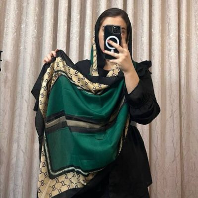 شال سیا اسکارف فروش عمده پوشاک