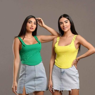 کراپ سگک دار سه پوچ  فروش عمده پوشاک