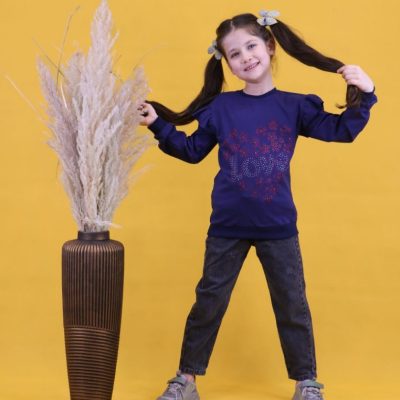 بلوز تک دخترانه  #کد3827 فروش عمده پوشاک
