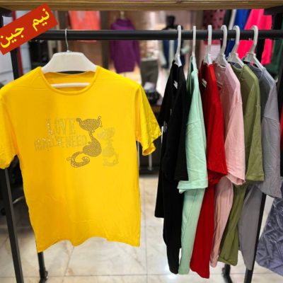 ✴️تیشرت ویسکوز قواره دار✴️ کد10118 فروش عمده پوشاک