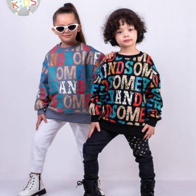 بلوز تک طرح حروف دار  فروش عمده پوشاک