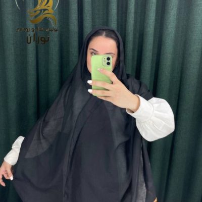 شال نخی مشکی اعلاء فروش عمده پوشاک